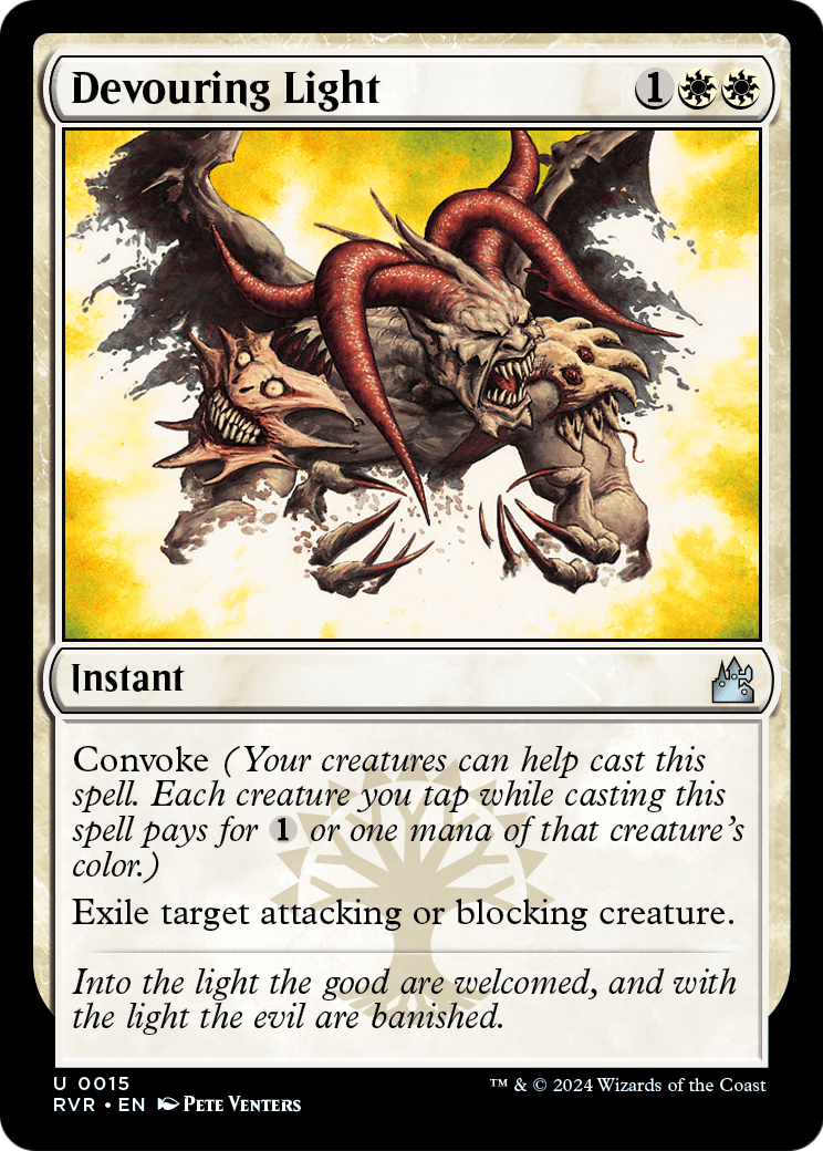 Devouring Light (RVR-015) [Ravnica Remastered] Foil