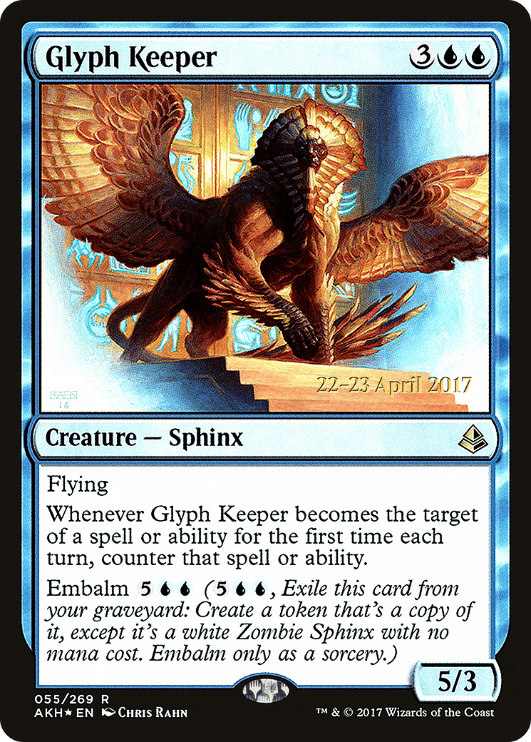 Glyph Keeper (PRE-55S) [Amonkhet Promos] Foil