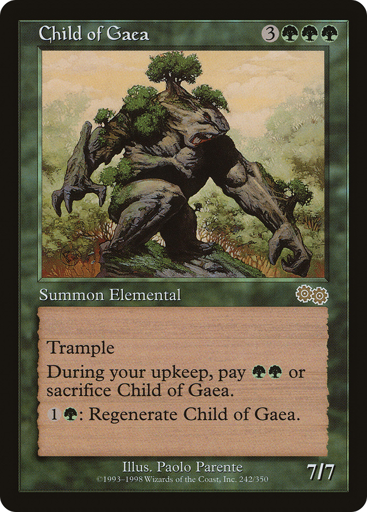 Child of Gaea (USG-242) [Urza's Saga]