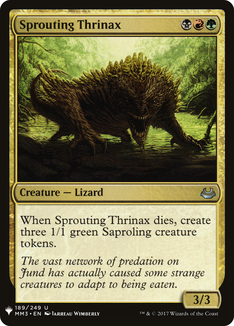Sprouting Thrinax (LIST-MM3-189) [The List]