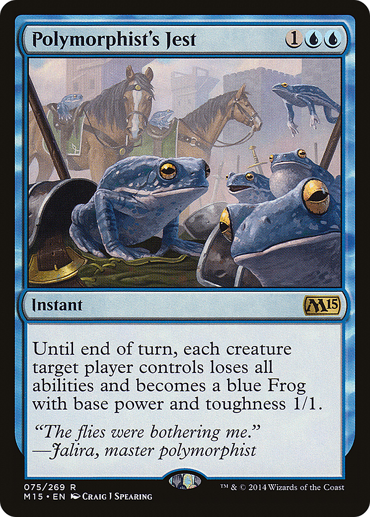 Polymorphist's Jest (M15-075) [Magic 2015] Foil