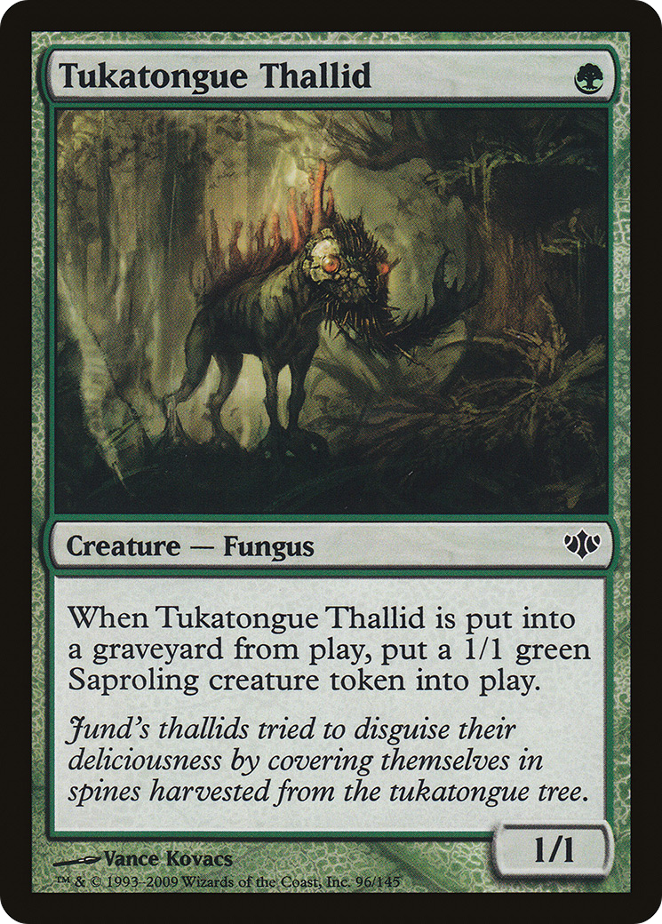 Tukatongue Thallid (CON-096) [Conflux]