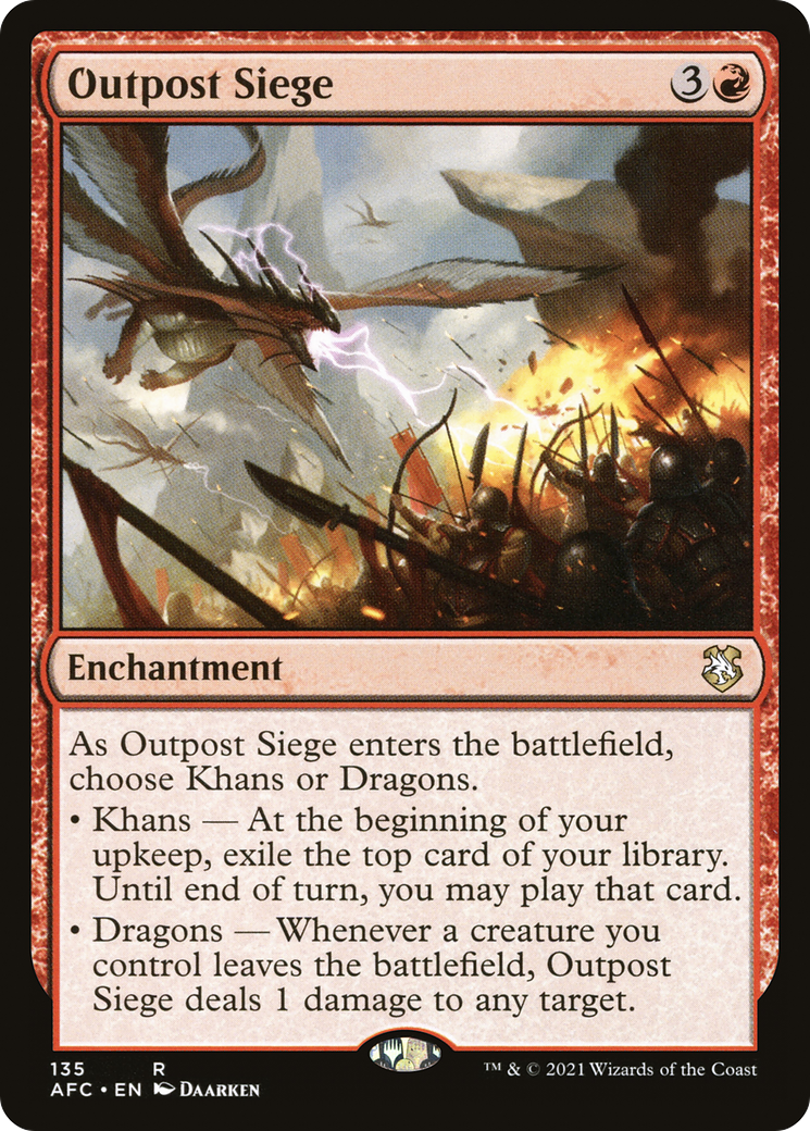 Outpost Siege (AFC-135) [Forgotten Realms Commander]
