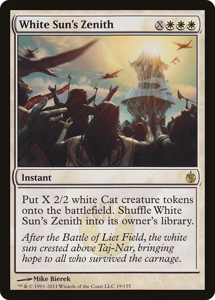 White Sun's Zenith (MBS-019) [Mirrodin Besieged] Foil