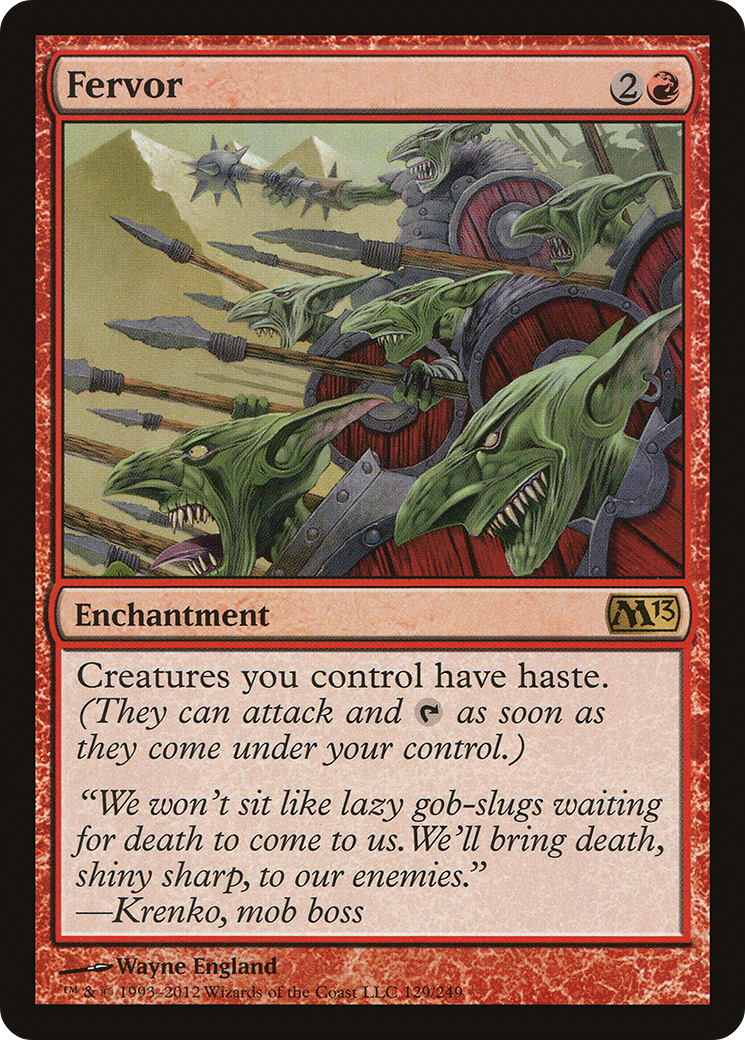 Fervor (M13-129) [Magic 2013] Foil