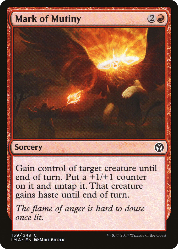 Mark of Mutiny (IMA-139) [Iconic Masters] Foil