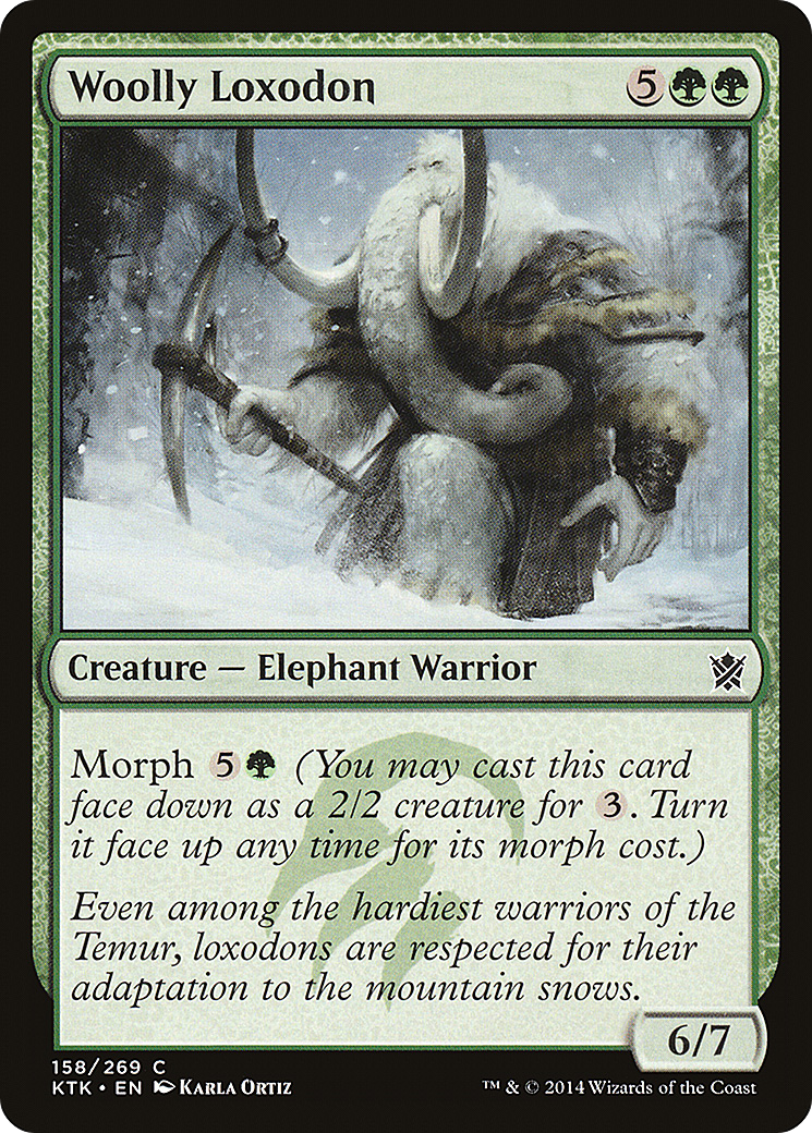 Woolly Loxodon (KTK-158) [Khans of Tarkir]