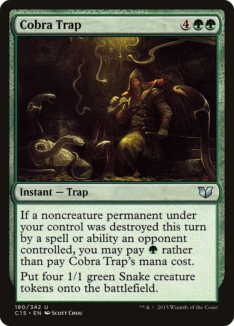 Cobra Trap (C15-180) [Commander 2015]