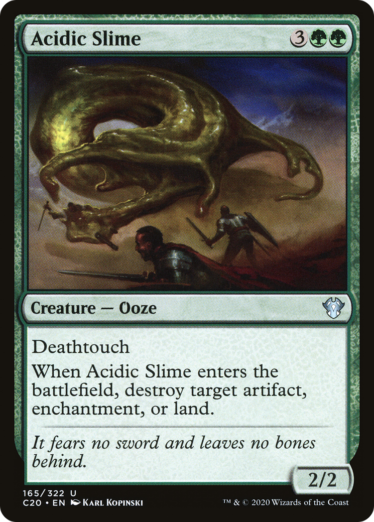 Acidic Slime (C20-165) [Commander 2020]