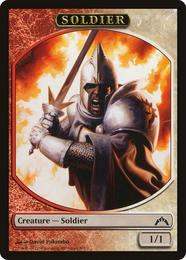 Soldier Token (GTC-006) [Gatecrash Tokens]