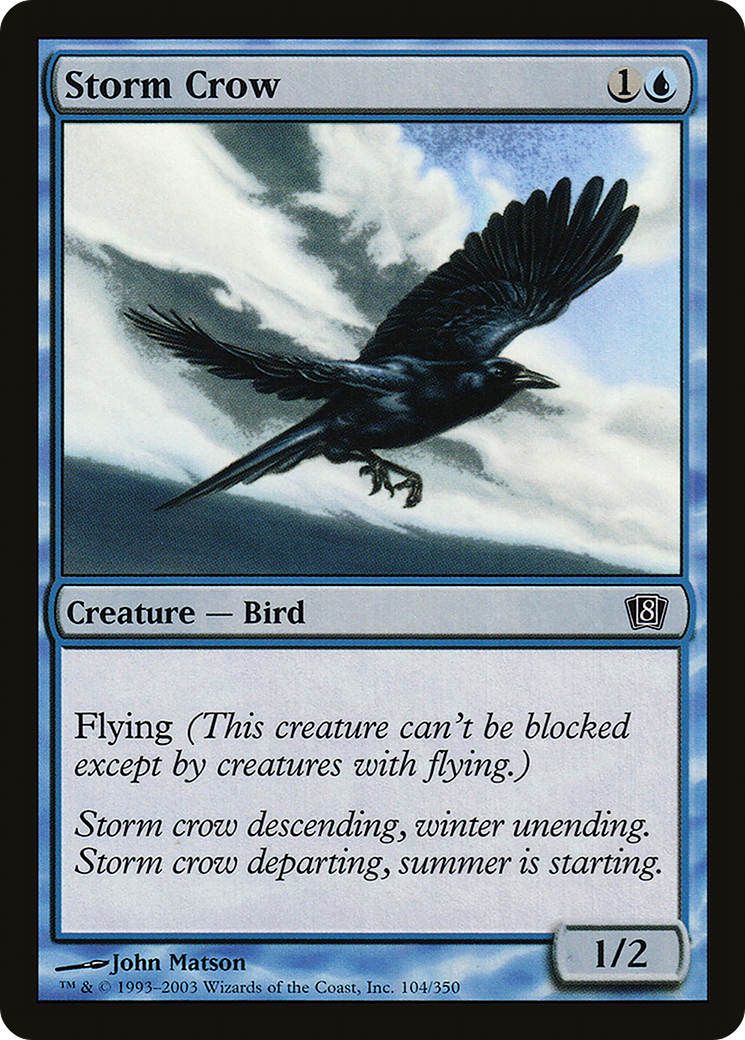 Storm Crow (8ED-104) [8th Edition]