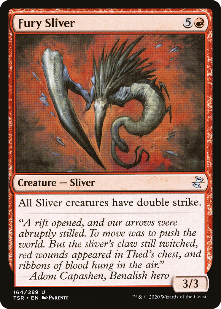 Fury Sliver (TSR-164) [Time Spiral Remastered] Foil