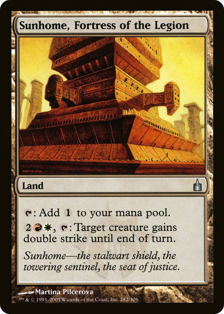 Sunhome, Fortress of the Legion (RAV-282) [Ravnica: City of Guilds]
