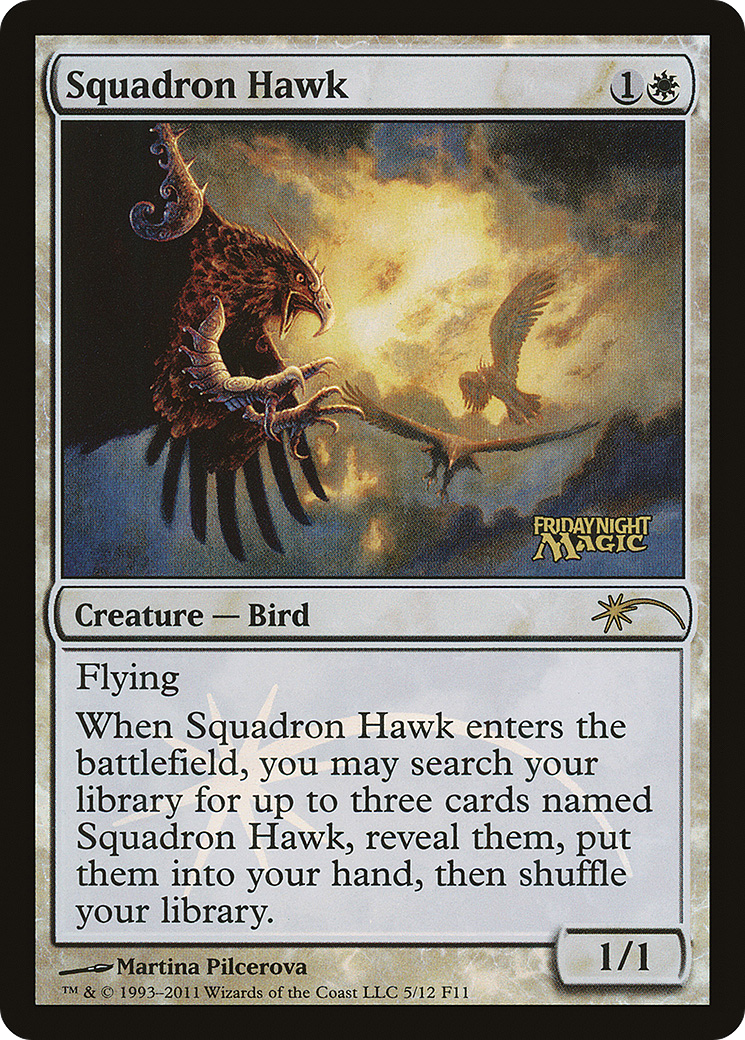 Squadron Hawk [Friday Night Magic 2011] Foil