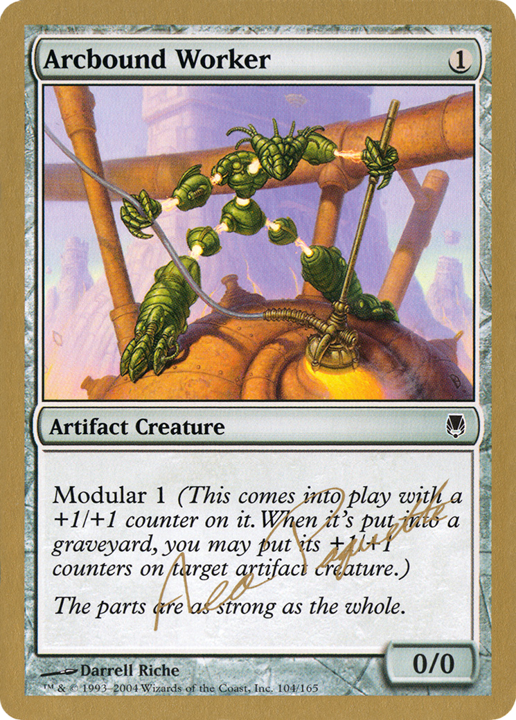 Arcbound Worker - 2004 Aeo Paquette (DST) [World Championship Decks 2004]