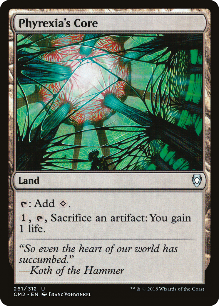 Phyrexia's Core (CM2-261) [Commander Anthology Volume II]