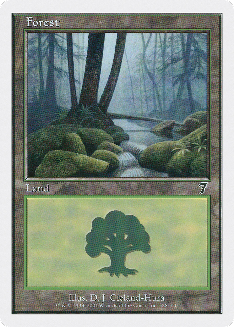 Forest (7ED-328) [7th Edition] Foil