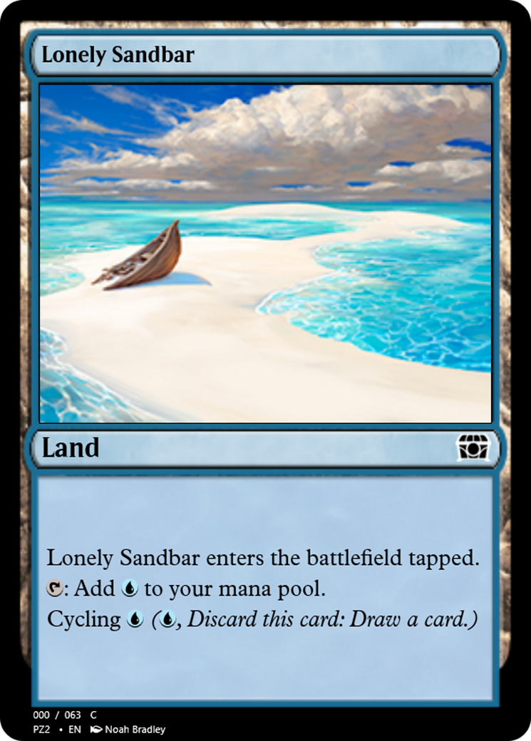 Lonely Sandbar (PZ2-65863) [Treasure Chest] Foil