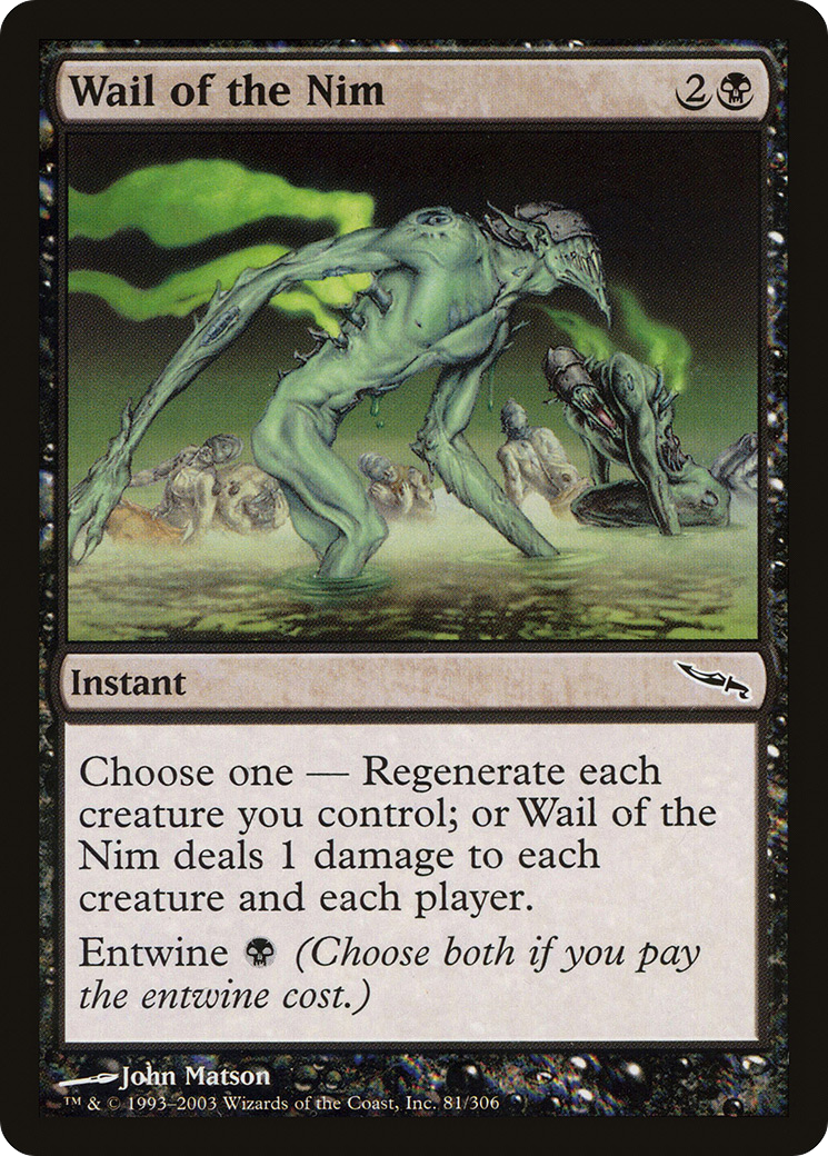 Wail of the Nim (MRD-081) [Mirrodin]