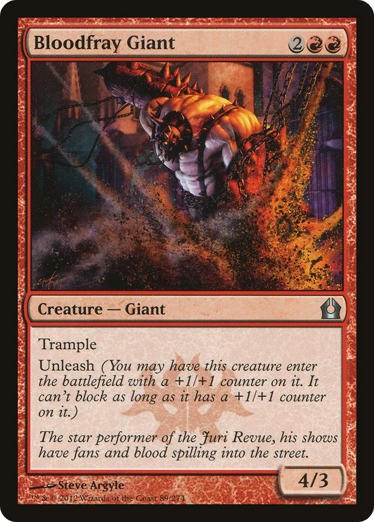 Bloodfray Giant (RTR-089) [Return to Ravnica] Foil