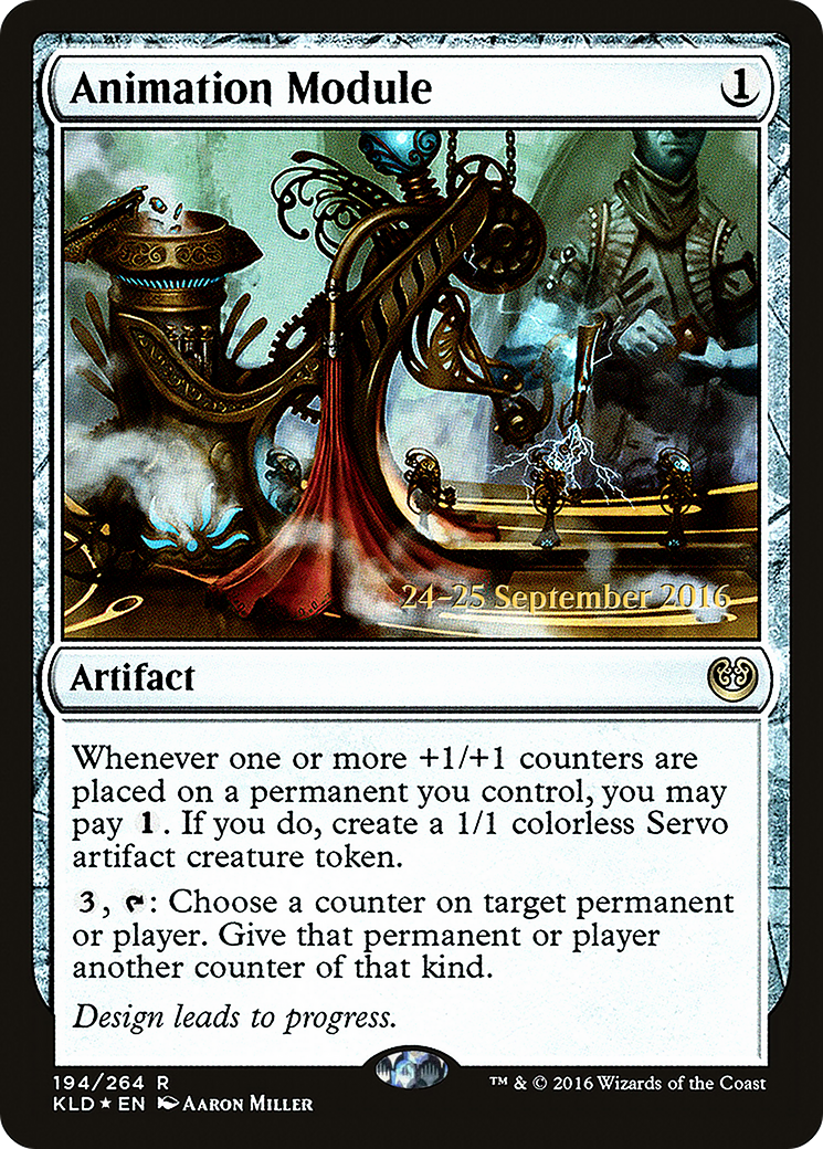 Animation Module (PRE-194S) [Kaladesh Promos] Foil