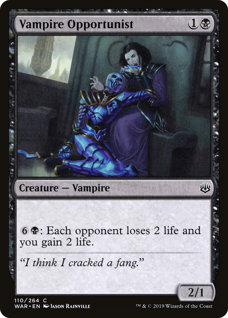 Vampire Opportunist (WAR-110) [War of the Spark] Foil