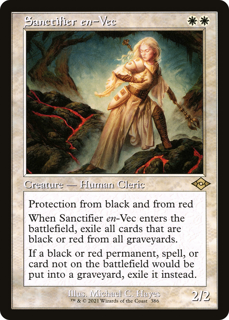 Sanctifier en-Vec (Retro Frame) (MH2-386) [Modern Horizons 2] Etched Foil