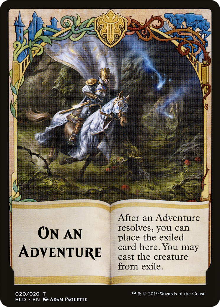 On an Adventure (TELD-020) [Throne of Eldraine Tokens]