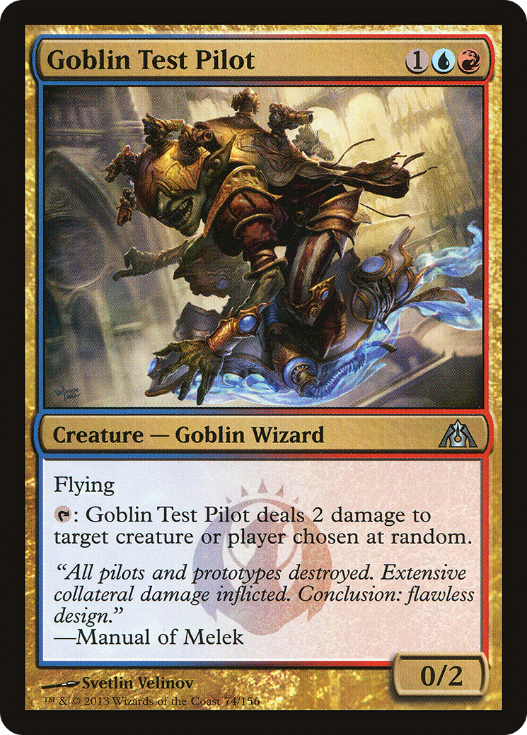 Goblin Test Pilot (DGM-074) [Dragon's Maze] Foil