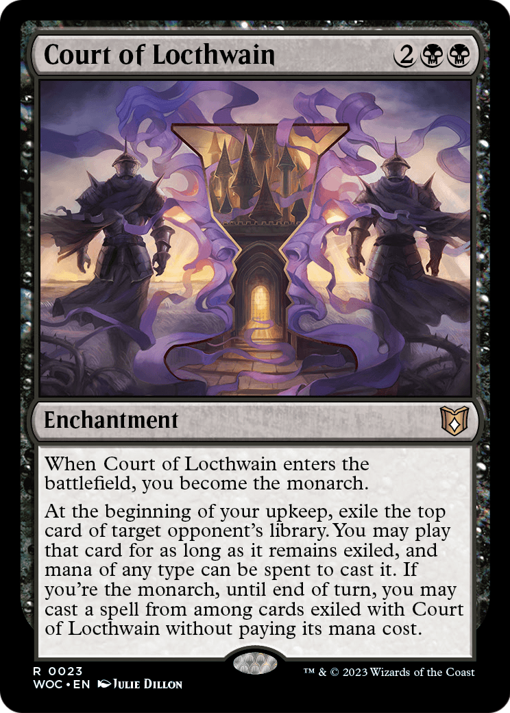 Court of Locthwain (WOC-023) [Wilds of Eldraine Commander]
