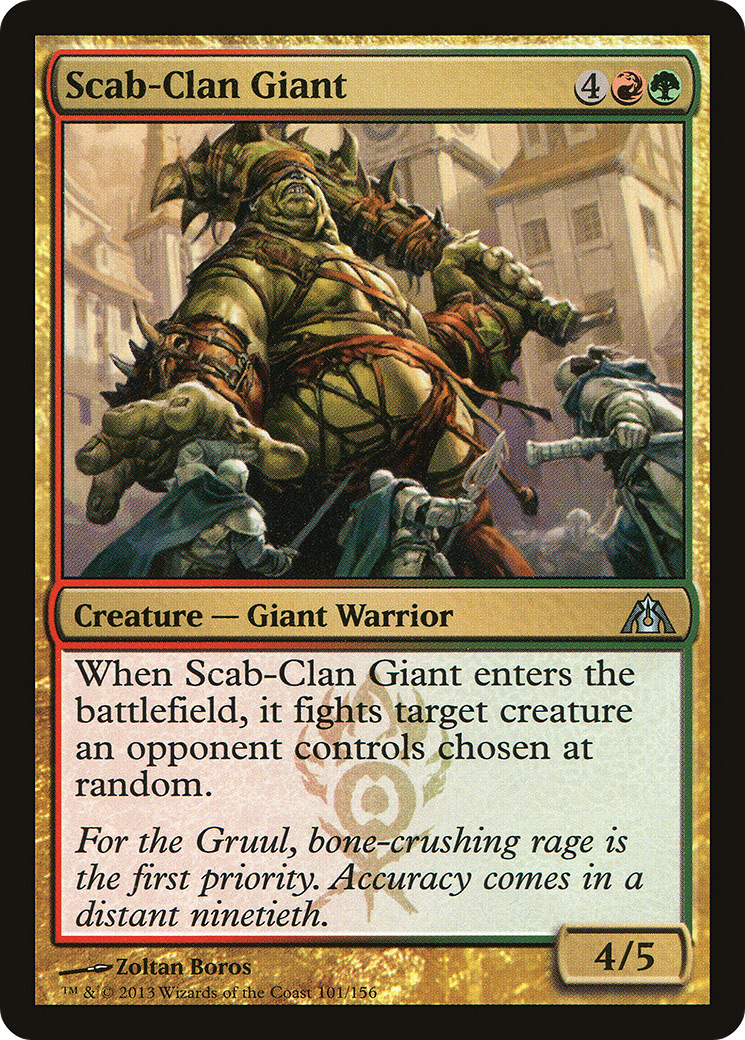 Scab-Clan Giant (DGM-101) [Dragon's Maze] Foil