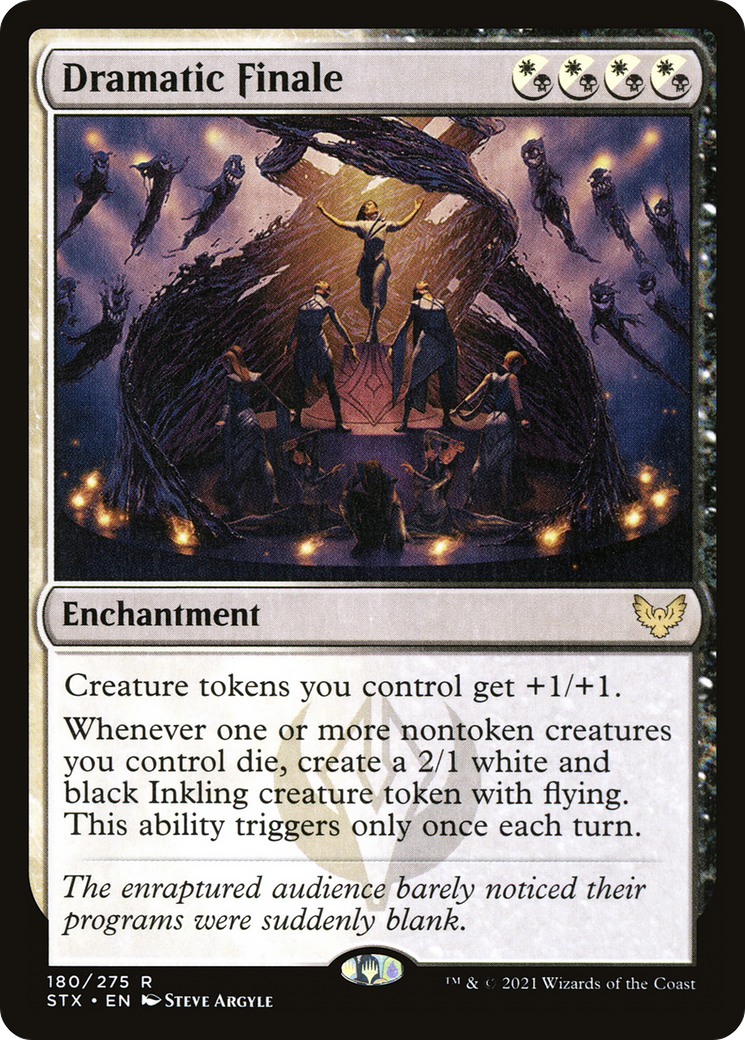 Dramatic Finale (STX-180) [Strixhaven: School of Mages] Foil