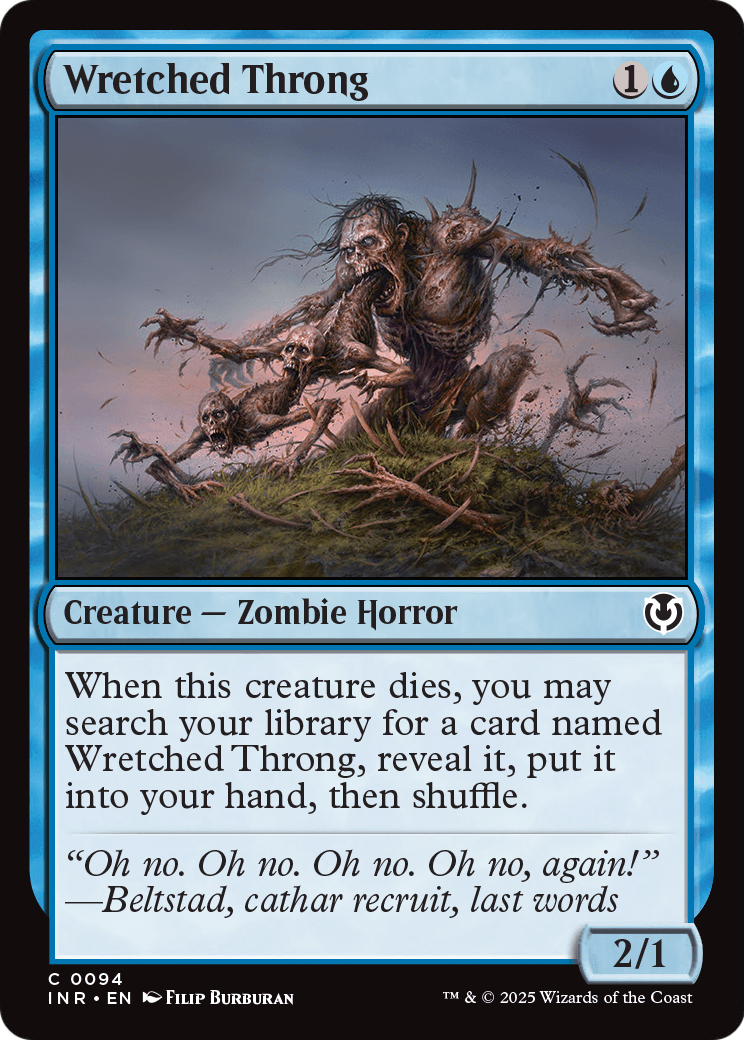 Wretched Throng (INR-094) [Innistrad Remastered] Foil