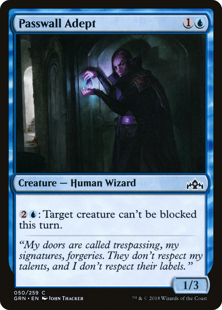 Passwall Adept (GRN-050) [Guilds of Ravnica]