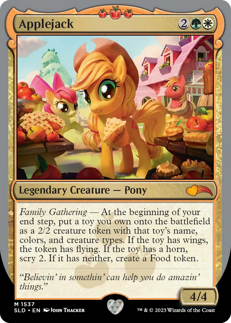 Applejack (SLD-1537) [Secret Lair Drop] Foil