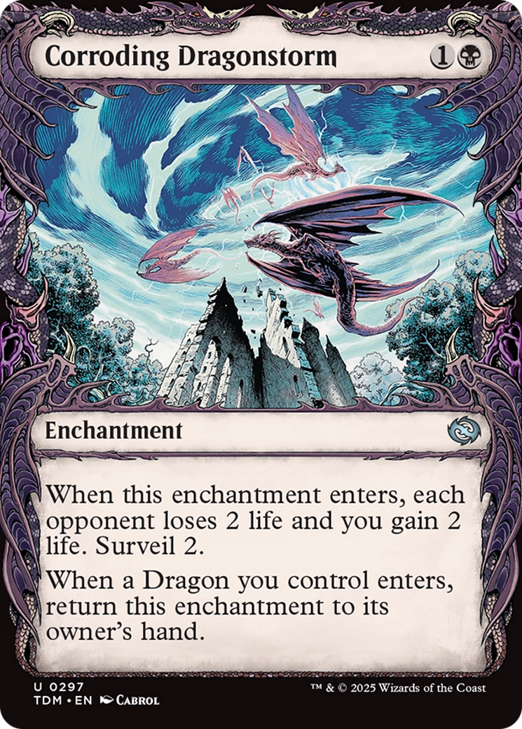 Corroding Dragonstorm (Showcase) (TDM-297) [Tarkir: Dragonstorm]