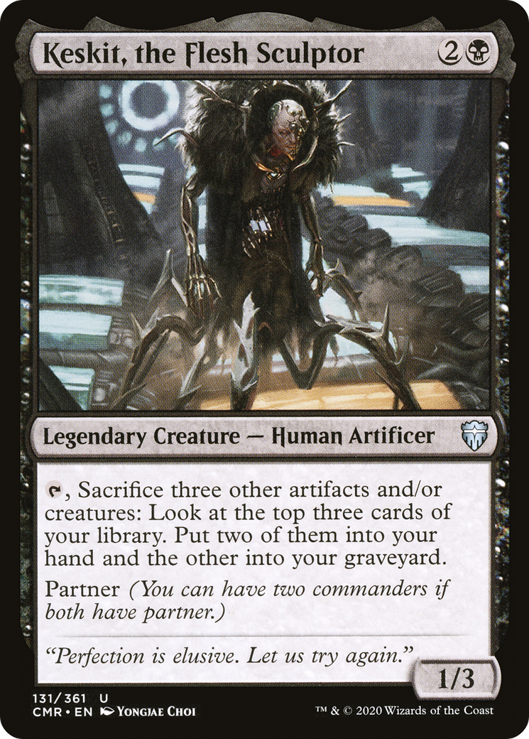 Keskit, the Flesh Sculptor (CMR-131) [Commander Legends] Foil