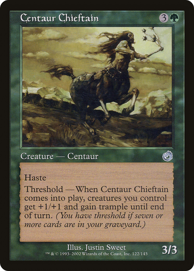 Centaur Chieftain (TOR-122) [Torment] Foil