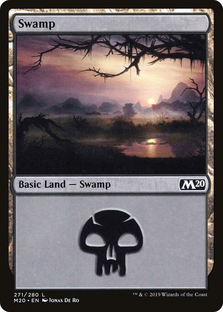 Swamp (M20-271) [Core Set 2020] Foil