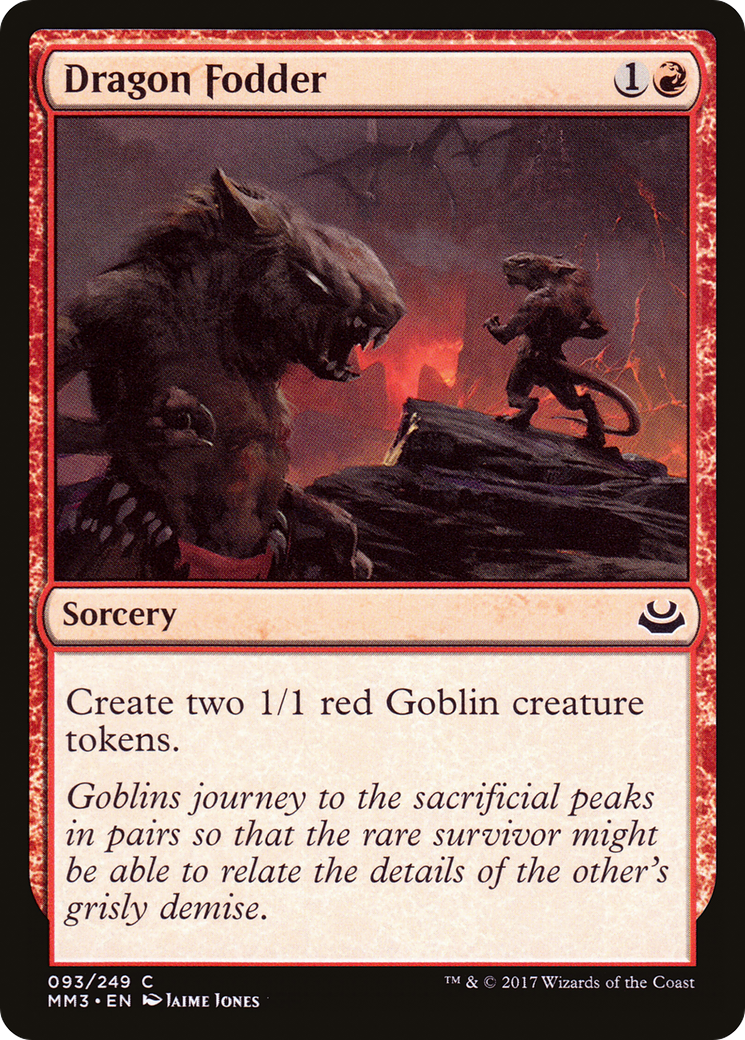 Dragon Fodder (MM3-093) [Modern Masters 2017] Foil