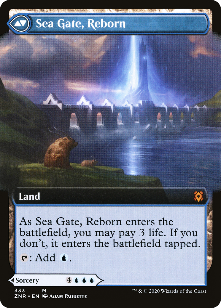 Sea Gate Restoration (Extended Art) (ZNR-333) [Zendikar Rising]
