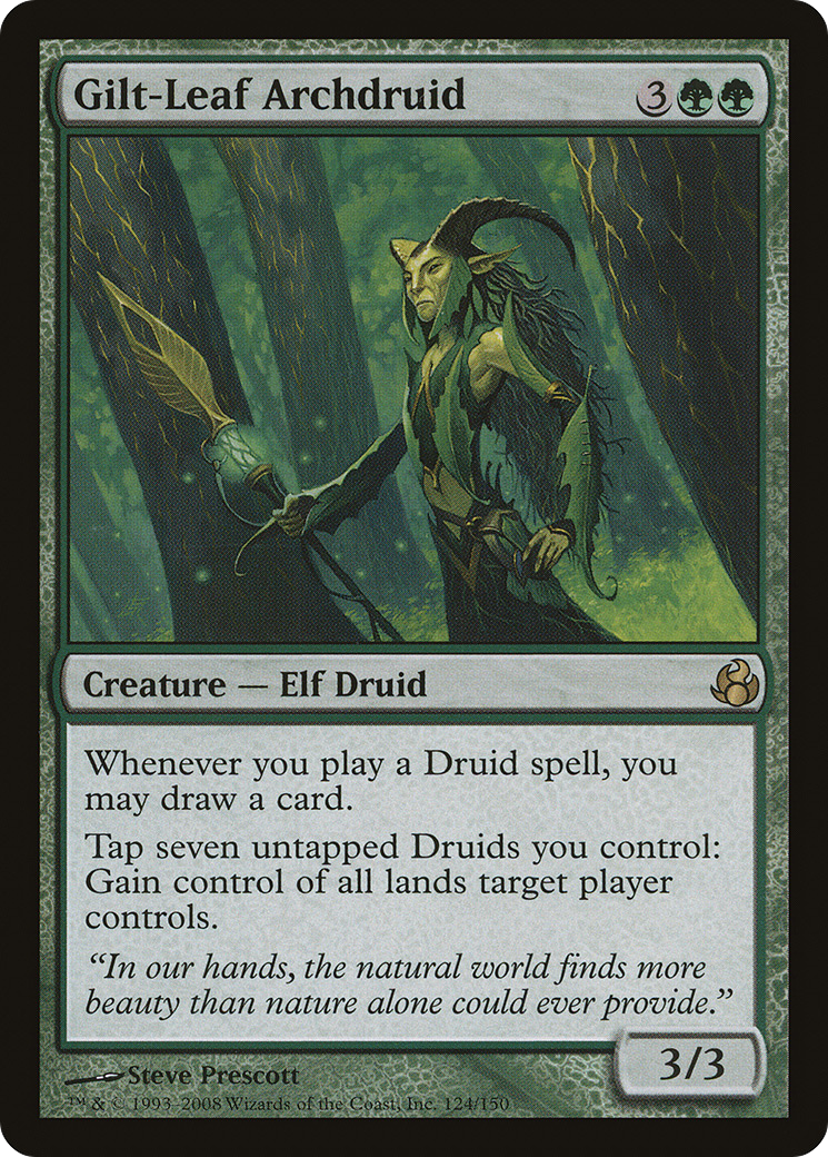Gilt-Leaf Archdruid (MOR-124) [Morningtide] Foil