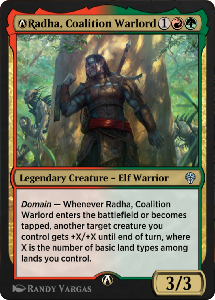 A-Radha, Coalition Warlord (DMU-A-211) [Dominaria United]