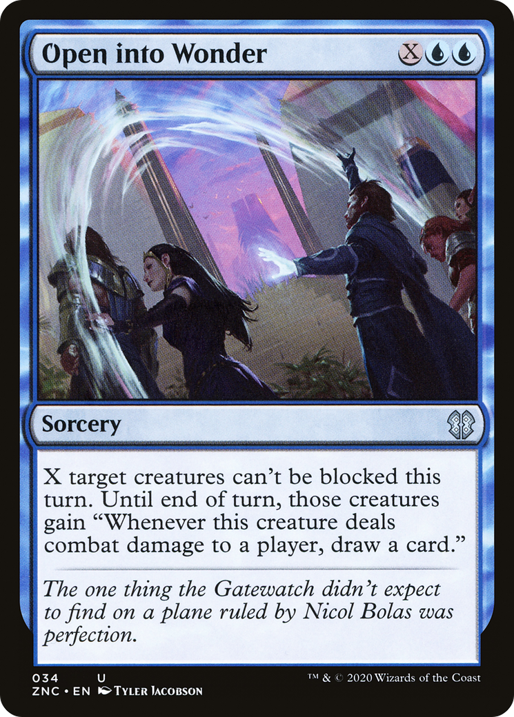 Open into Wonder (ZNC-034) [Zendikar Rising Commander]