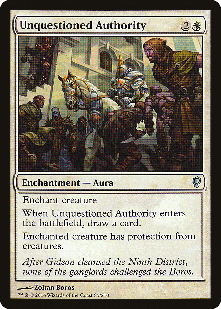 Unquestioned Authority (CNS-085) [Conspiracy]