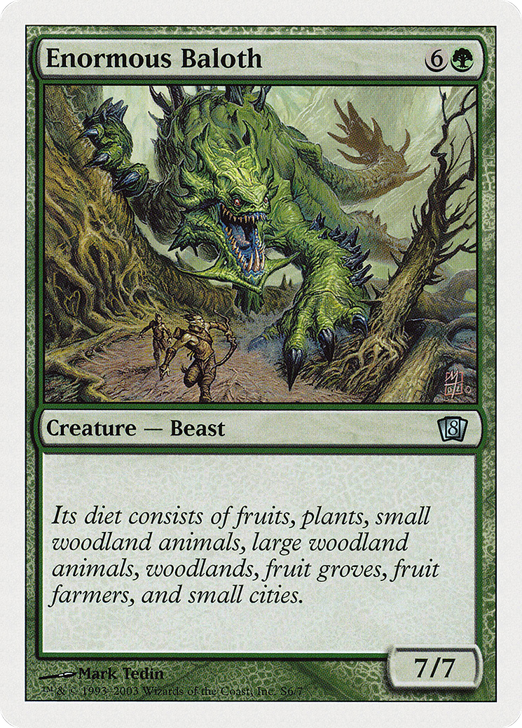 Enormous Baloth (8ED-0S6) [8th Edition]