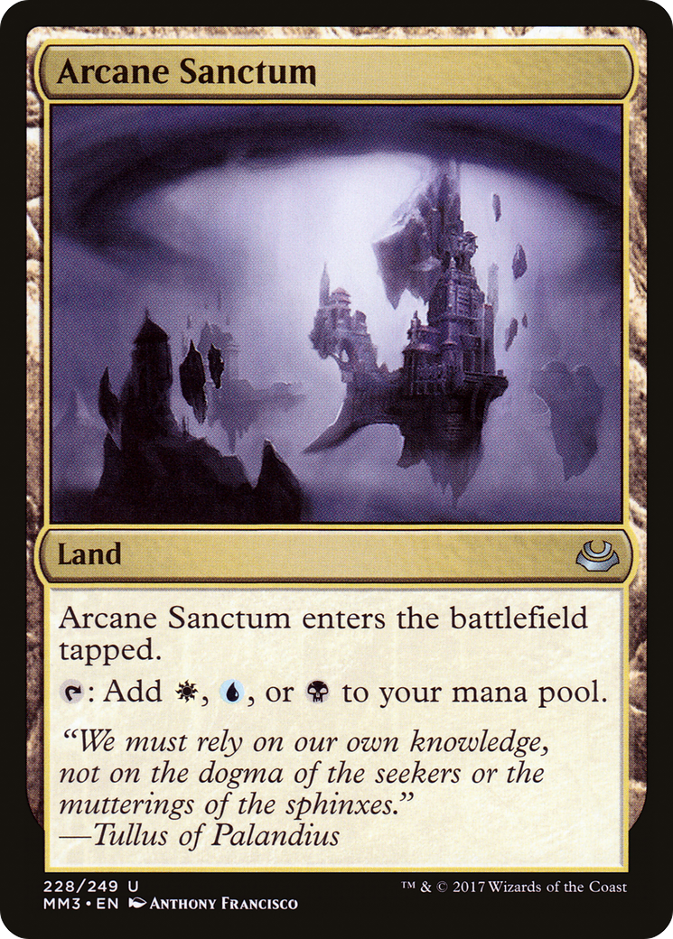 Arcane Sanctum (MM3-228) [Modern Masters 2017]