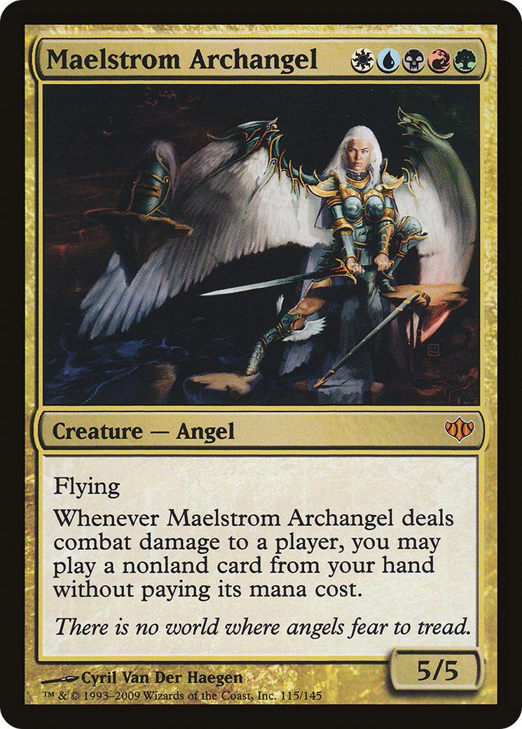 Maelstrom Archangel (CON-115) [Conflux] Foil