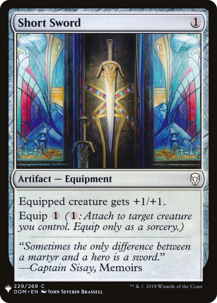 Short Sword (LIST-DOM-229) [The List]