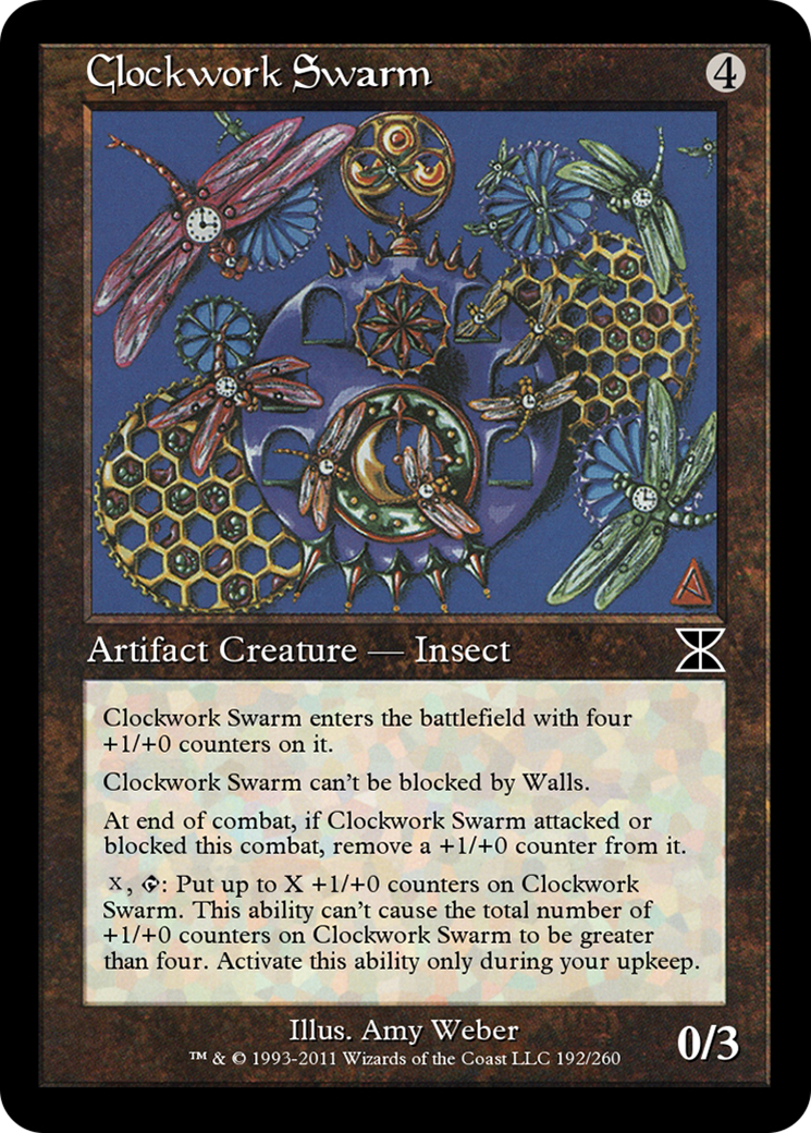 Clockwork Swarm (ME4-192) [Masters Edition IV] Foil